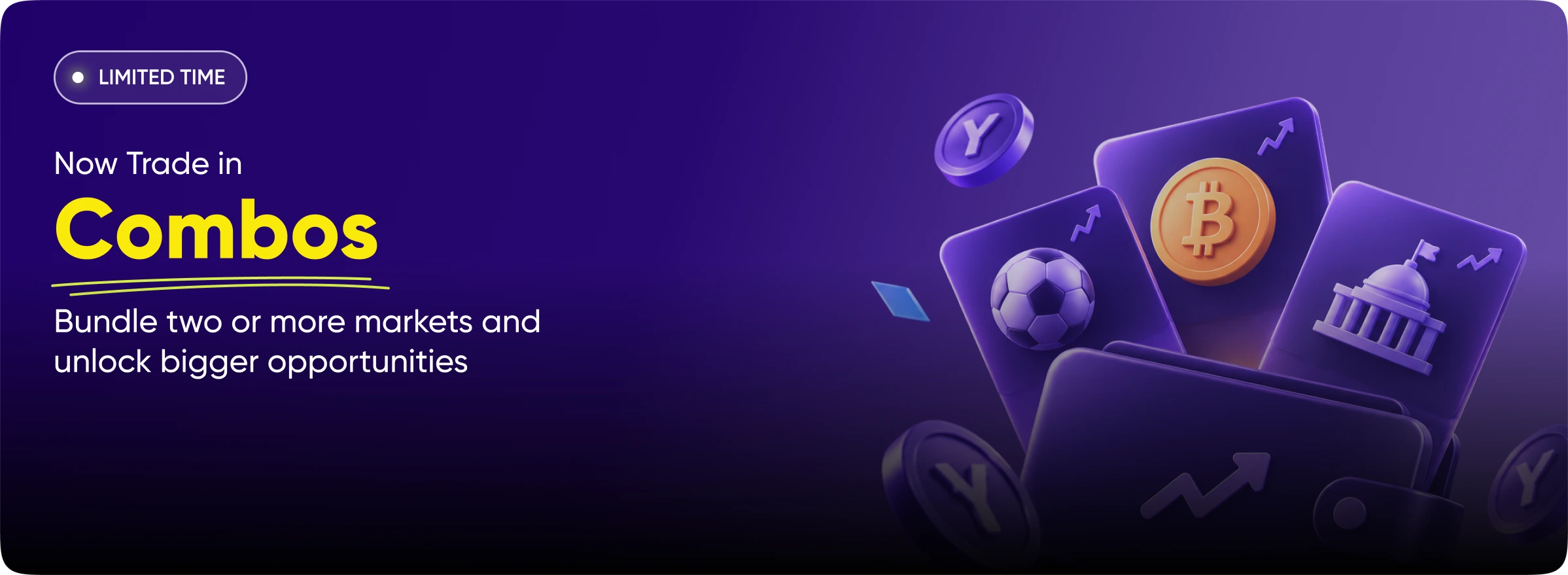 Now trade in Combos: bundle two or more markets and unlock bigger opportunities